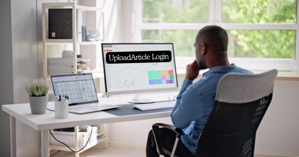 UploadArticle Login dashboard