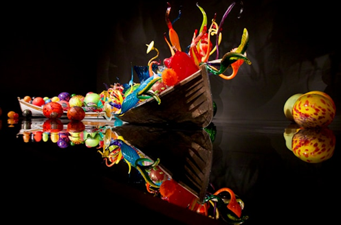 Glass sculpture