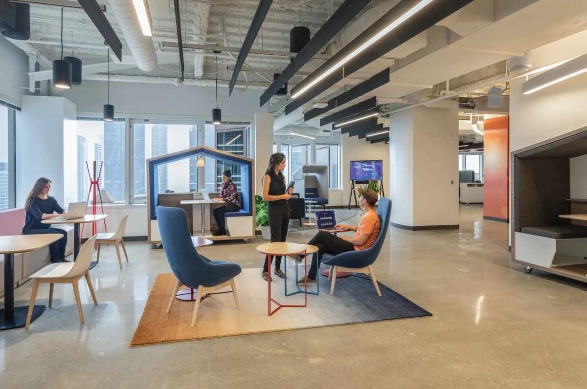 Open and Collaborative Spaces Redefining the Modern Office with Flexible Furniture Designs