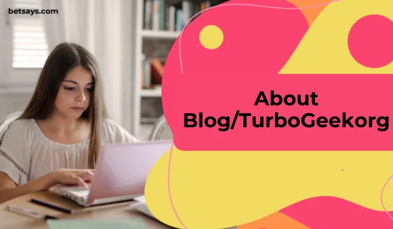 About BlogTurboGeekorg